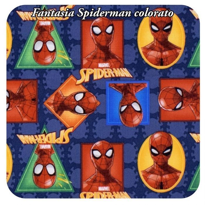 Fantasia "Spiderman" colorato